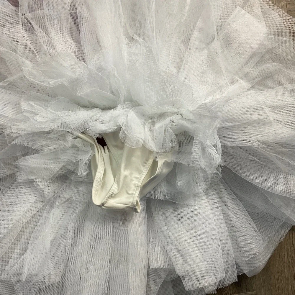 Victoria Dancewear Velvet Rosette Ballet Tutu Dance‎ Costume Girls LC Red Gold